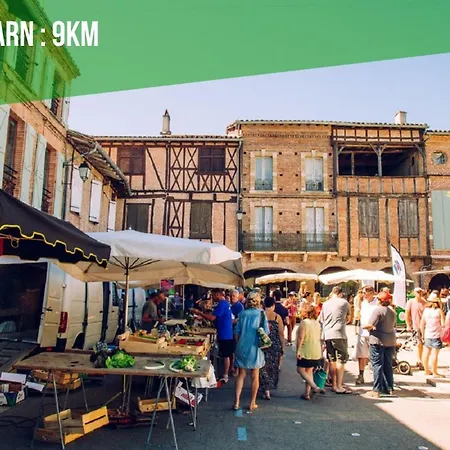 Le Nature Vigne Rouge Clim Gaillac Entre Albi-toulouse & Les Du Tarn Tatil Evi *